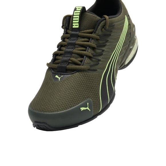 Size 8.5 - Puma Voltaic Evo Wide Dark Olive Fizzy Apple - Picture 5 of 10